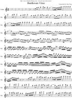 Beethoven virus free sheet music violin